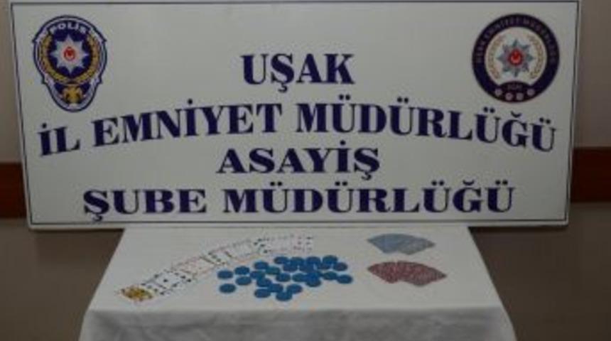 Uşak’ta Kumarcılara Şok Baskın