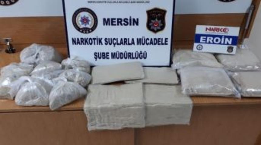 Mersin’de 15 Kilo Eroin Ele Geçirildi