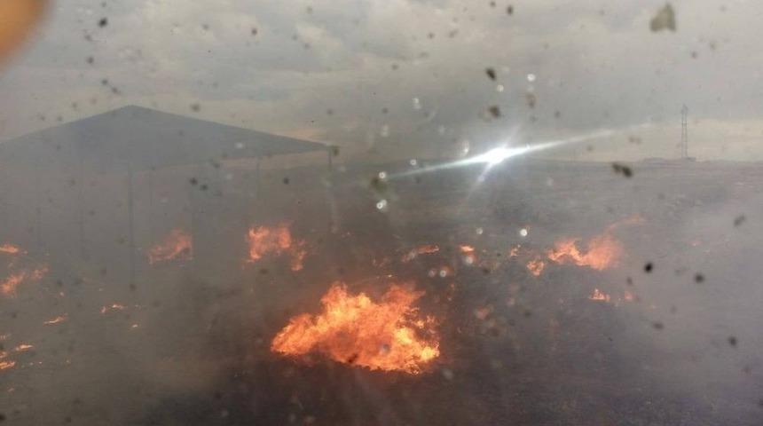 Kahta &Ccedil;&ouml;pl&uuml;ğ&uuml;nde Yangın