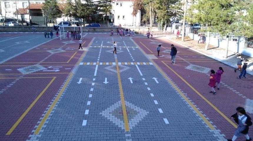 Seydişehir Belediyesinden Okullara Trafik Parkuru