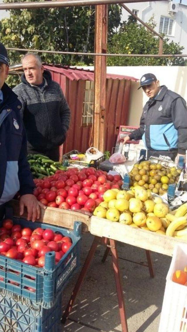 Samandağ’da Zabıtadan Pazar Denetimi