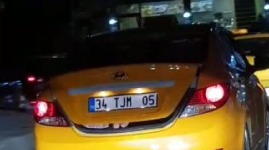 (özel) Sultangazi’de Taksi Bagajında Yolculuk Kamerada