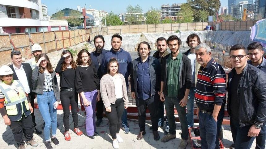 Geleceğin M&uuml;hendisleri Biva Tower Şantiyesini Gezdi