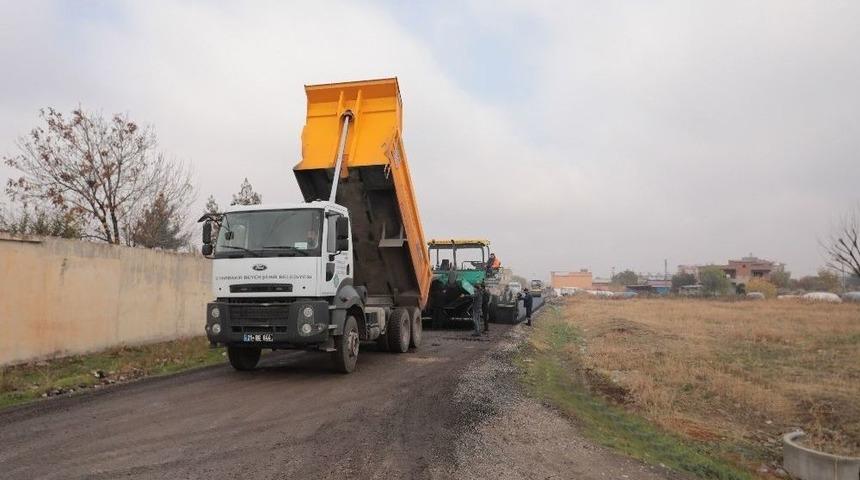 Baba Tahir Caddesi Asfaltlanıyor
