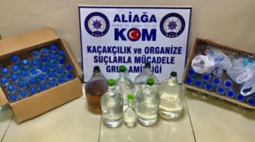 İzmir&rsquo;de Ka&ccedil;ak İ&ccedil;ki Ele Ge&ccedil;irildi