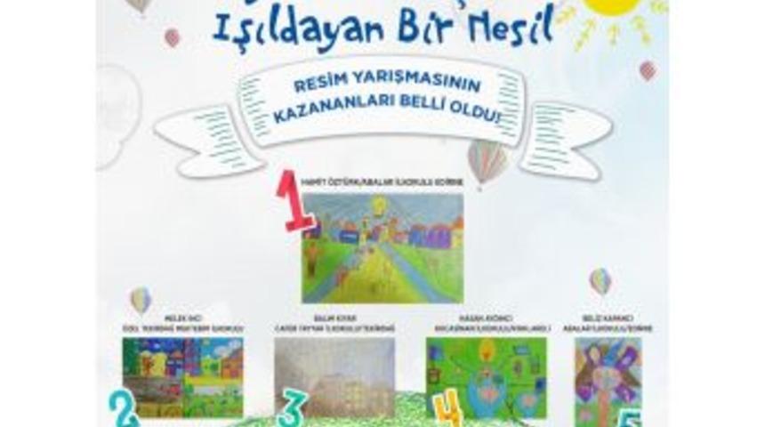 &Ccedil;ocuklar Enerji Tasarrufunu Resimlerle Anlattı