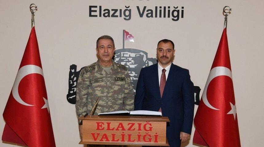 Genelkurmay Başkanı Orgeneral Akar Elazığ&rsquo;da Birlikleri Denetledi
