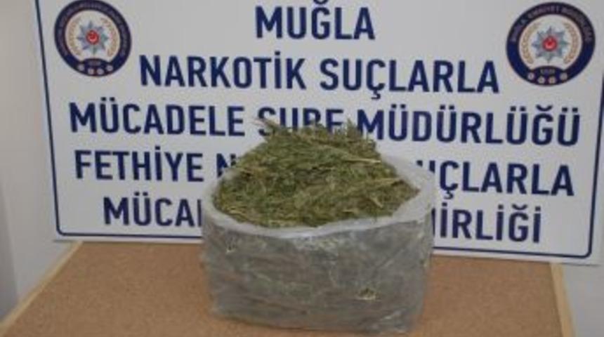 Sırt &Ccedil;antasıyla Esrar Satmaya Gelirken Yakalandılar