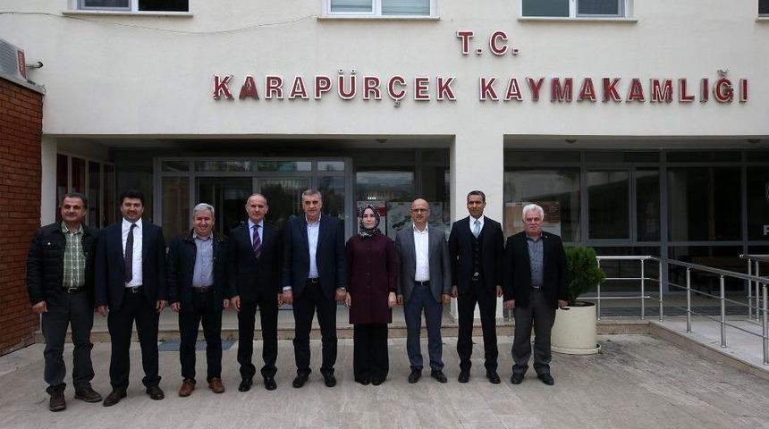 Başkan To&ccedil;oğlun&rsquo;dan Kaymakam Yaman&rsquo;a Ziyaret