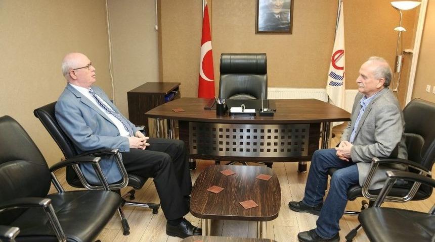 Kazım Kurt&rsquo;tan Esnaf Sarayına Ge&ccedil;miş Olsun Ziyareti