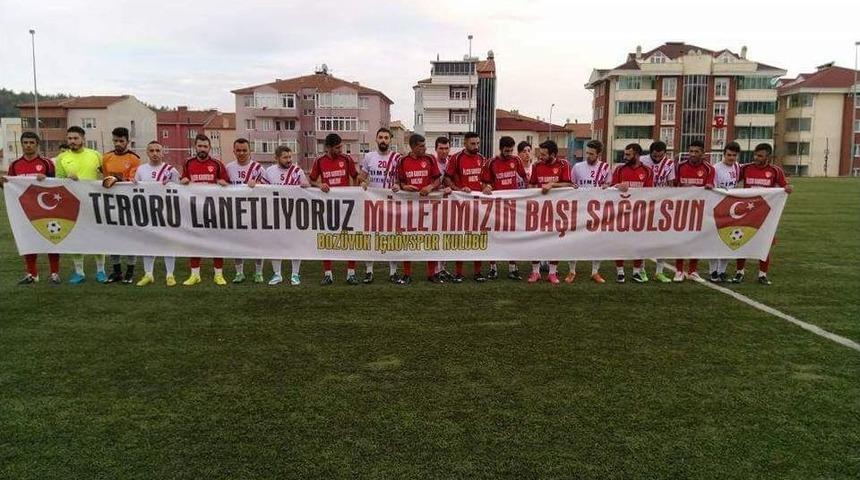 İ&ccedil;k&ouml;yspor Kul&uuml;b&uuml; Başkanı &Ouml;l&ccedil;er: "sahaya &Ccedil;ıktığımız Pankart Sonrası Sebepsiz Yere Tepki Aldık"