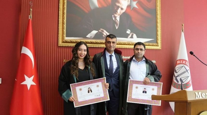 Stajı Biten Avukatlar, Yemin Edip C&uuml;bbe Giydi