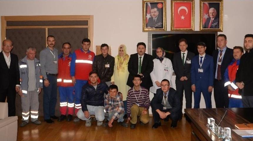 Altıeyl&uuml;l Belediye Başkanı Hasan Avcı Engellileri Kabul Etti