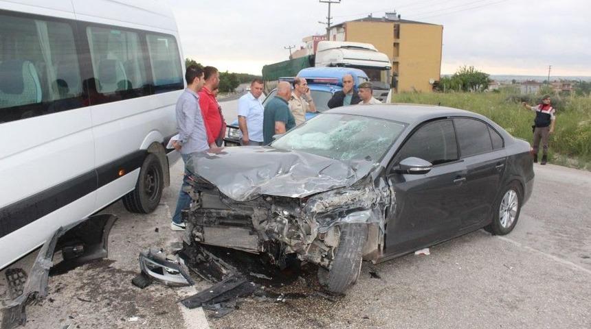 Tekirdağ&rsquo;da Trafik Kazası: 5 Yaralı
