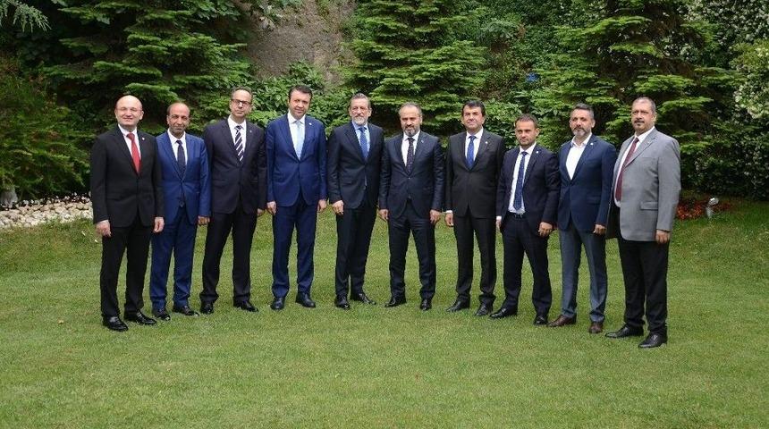 Başkan Aktaş&rsquo;tan Btso&rsquo;ya Hayırlı Olsun Ziyareti