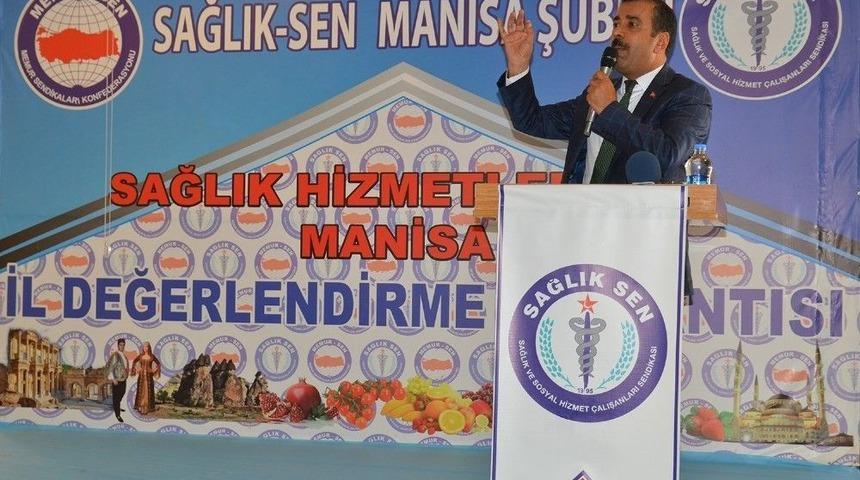 Sağlık-sen Genel Başkanı Memiş: "hain Darbe Girişiminde Meydanlara &Ccedil;ıkarak, Halkımız İle Omuz Omuza M&uuml;cadele Eden Bir Sendikayız"