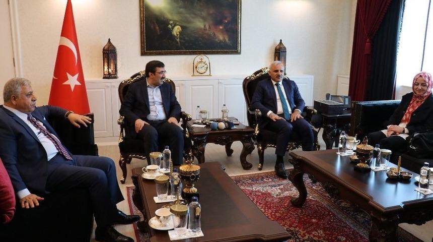 Ak Parti Genel Başkan Yardımcısı Yılmaz&rsquo;dan Vali Zorluoğlu&rsquo;na Ziyaret