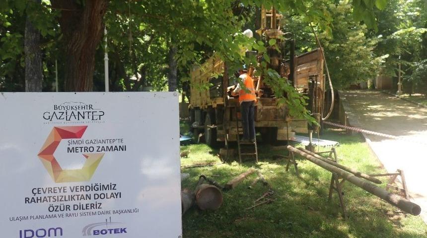 Gaziantep&rsquo;te Metro Hattı &Ccedil;alışmaları Başladı