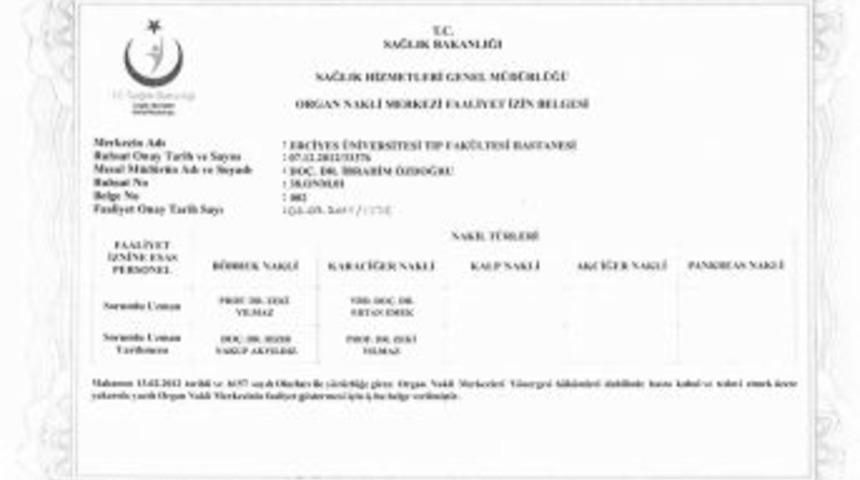 Er&uuml; Hastanelerinde B&ouml;brek Nakillerinin İptali S&ouml;z Konusu Değil