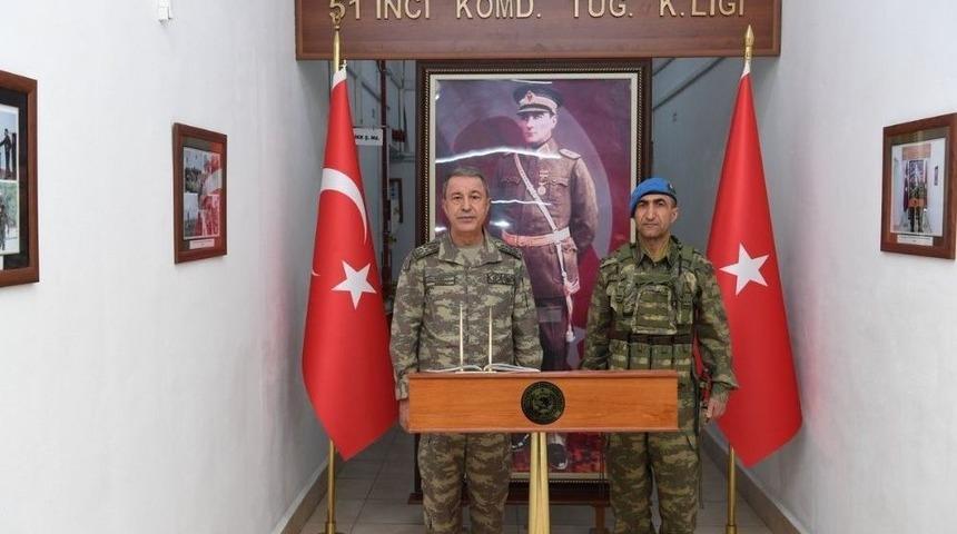 Genelkurmay Başkanı Akar, Mehmet&ccedil;ik İle Yemek Yedi