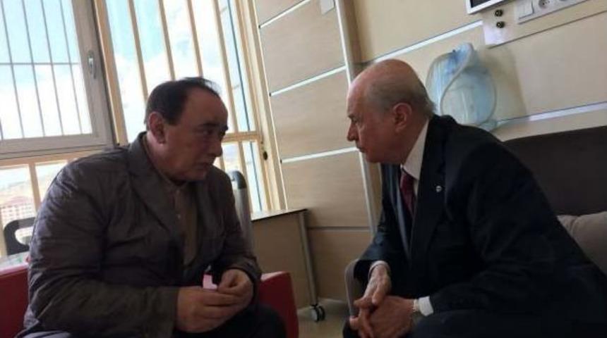Mhp Genel Başkanı Bah&ccedil;eli, Alaattin &Ccedil;akıcı&rsquo;yı Ziyaret Etti