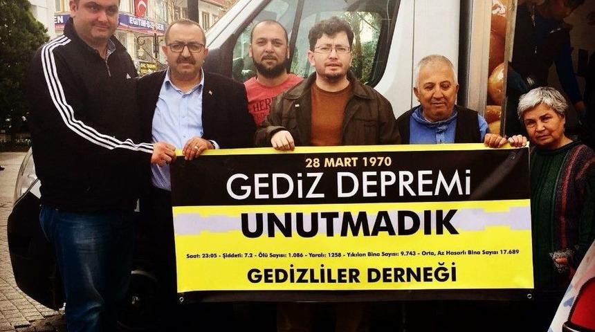 Gediz Depreminin Yıl D&ouml;n&uuml;m&uuml;nde Lokma Hayrı