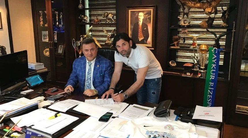 &Ccedil;aykur Rizespor Teknik Direkt&ouml;rleri İbrahim &Uuml;z&uuml;lmez İle Nikah Tazeledi