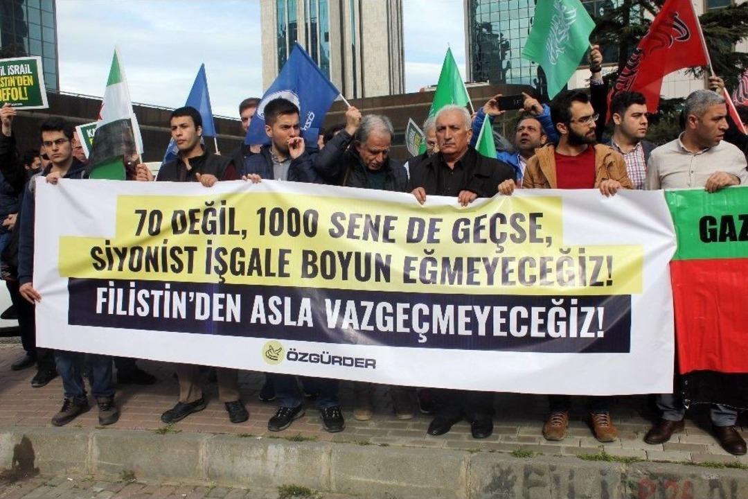 &Ouml;zg&uuml;rder&rsquo;den İsrail&rsquo;e Protesto