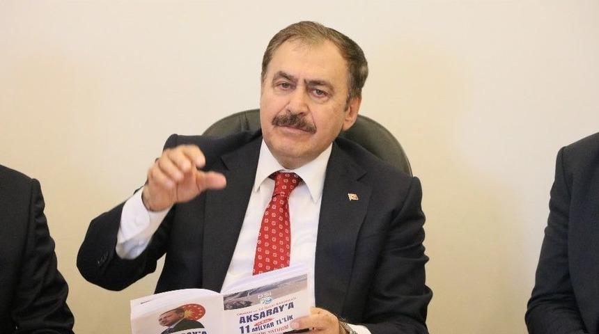Bakan Eroğlu: "2071 Yılına Kadar Aksarayımızın Su Meselesini Tam Anlamıyla &Ccedil;&ouml;zmek İ&ccedil;in Proje &Ccedil;alışmaları Başladı"