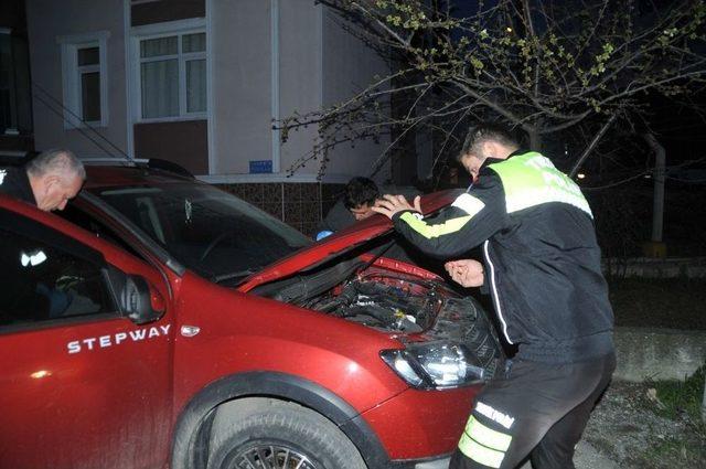 İstanbul’dan Çalınan Otomobil Bafra’da Bulundu