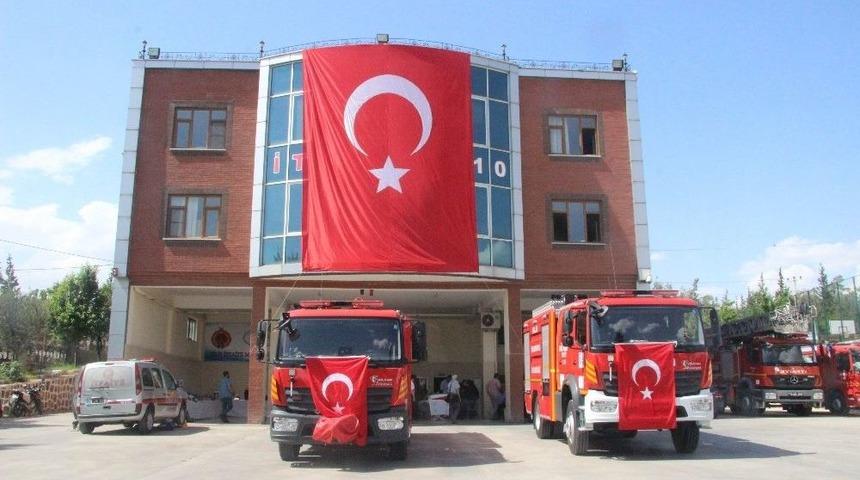 Suriye&rsquo;de De Kullanılacak Olan İtfaiye Ara&ccedil;ları Hizmete Girdi