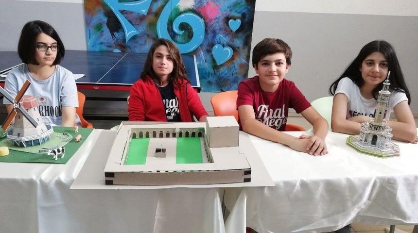 &Ouml;ğrencilerin Yaptığı Maketler Ger&ccedil;eğini Aratmadı