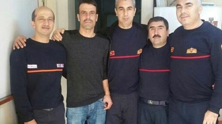 Kahraman İtfaiyeci Taburcu Oldu