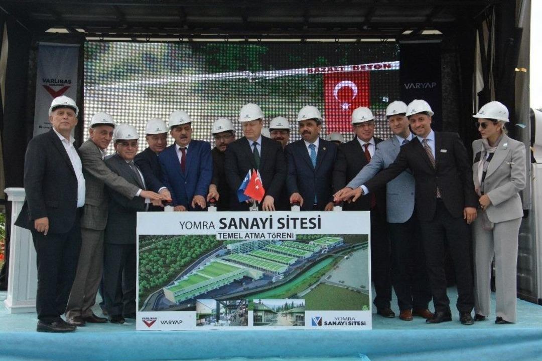 Yomra Sanayi Sitesi&rsquo;nin Temeli T&ouml;renle Atıldı