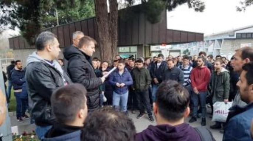 Prysmian İş&ccedil;ilerinden İş Bırakma Eylemi