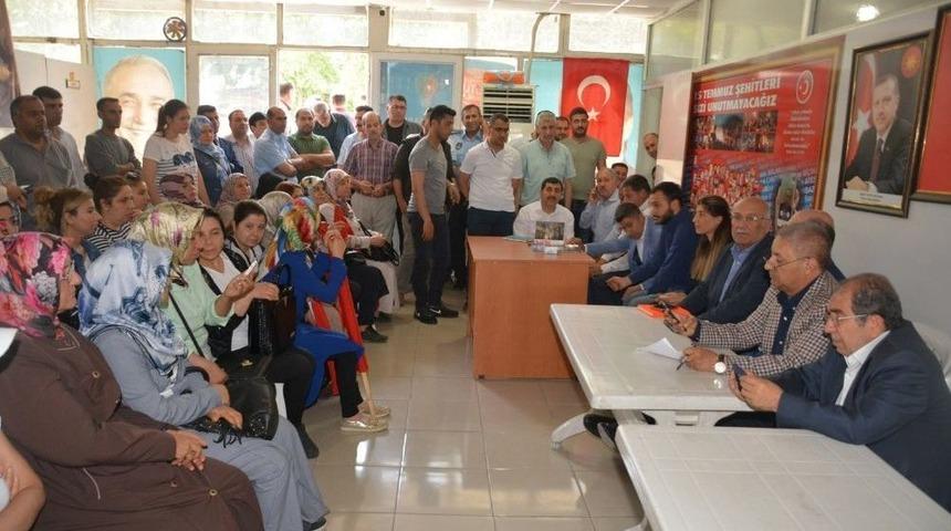 Şanlıurfa Milletvekili Aday Listesine Tepki G&ouml;steren Partililere Hitap Eden Belediye Başkanı Pınarbaşı: