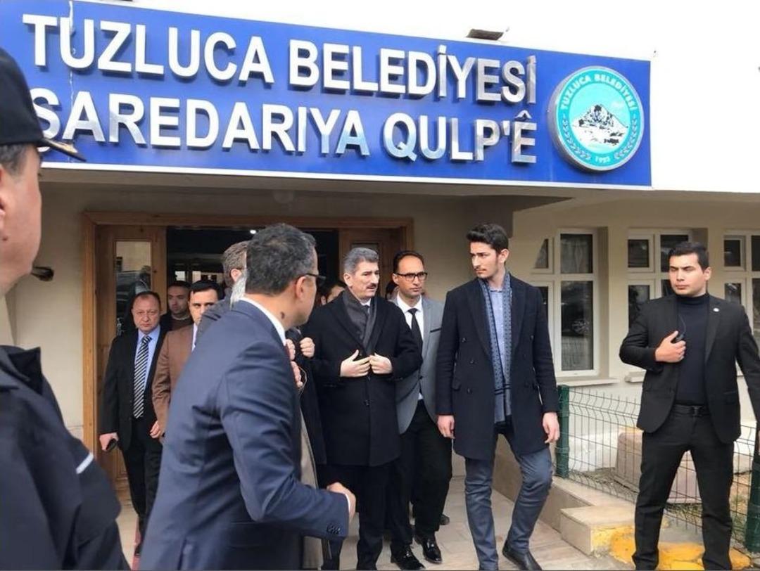 İ&ccedil;işleri Bakanlığı M&uuml;steşarı İnce Tuzluca Belediyesini Ziyaret Etti