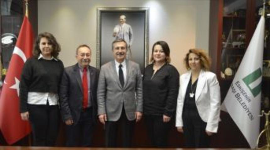 Jeoloji M&uuml;hendisleri Başkan Ata&ccedil;&rsquo;ı Ziyaret Etti