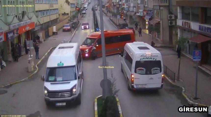 Giresun’daki Kazalar Mobese’lere Yansıdı