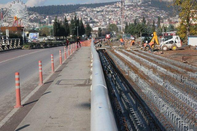 Kumla Deresi İlave Yol Ve Köprü Çalışması Hız Kesmiyor