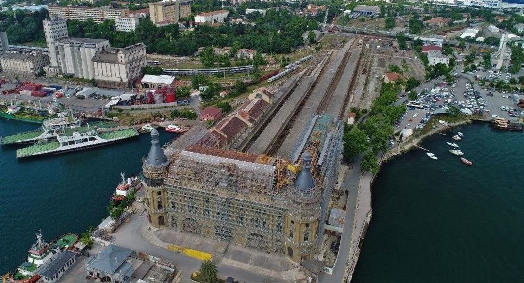 (&ouml;zel) Restorasyon &Ccedil;alışmaları Devam Eden Haydarpaşa Garı&rsquo;nın İ&ccedil;i İlk Kez G&ouml;r&uuml;nt&uuml;lendi