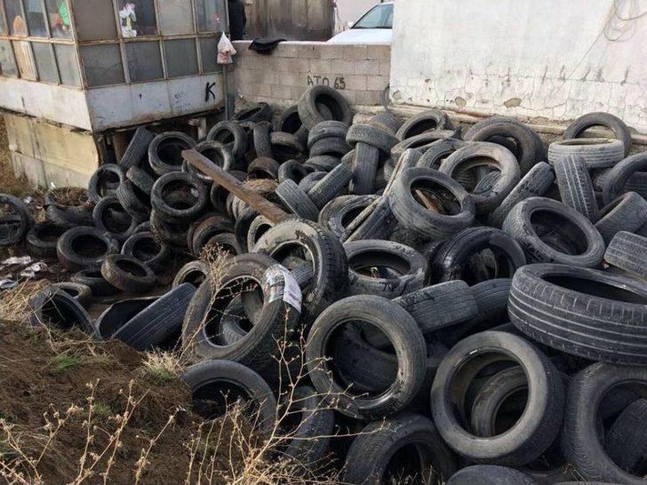 Atık Lastikleri Geri Dönüşüm İçin Toplanıyor G2