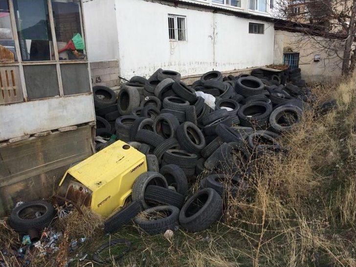 Atık Lastikleri Geri Dönüşüm İçin Toplanıyor G3