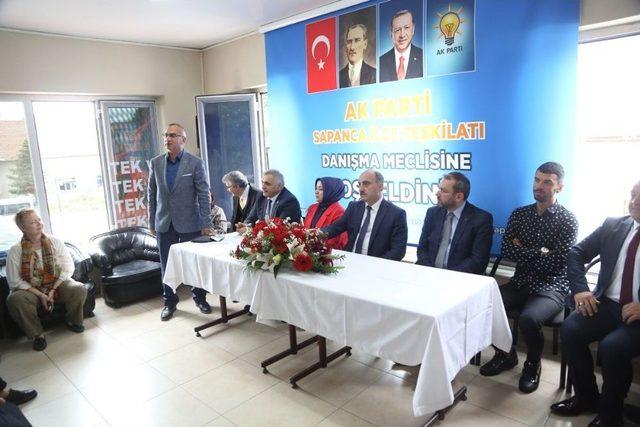 Ak Parti Milletvekili Adayları Sapanca’da Tanıtıldı