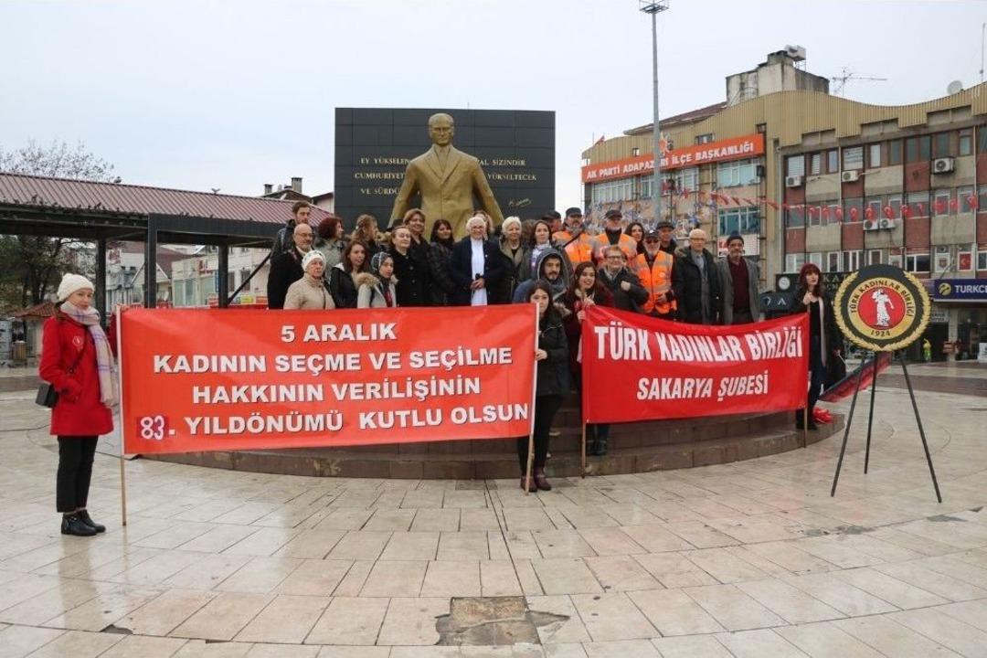 Kadınlara Se&ccedil;me Ve Se&ccedil;ilme Hakkının Verilmesi Sakarya&rsquo;da Kutlandı