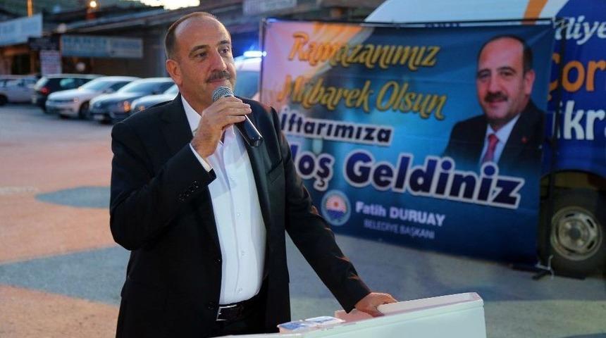 Başkan Duruay Sanayi Esnafı İle İftar Yaptı