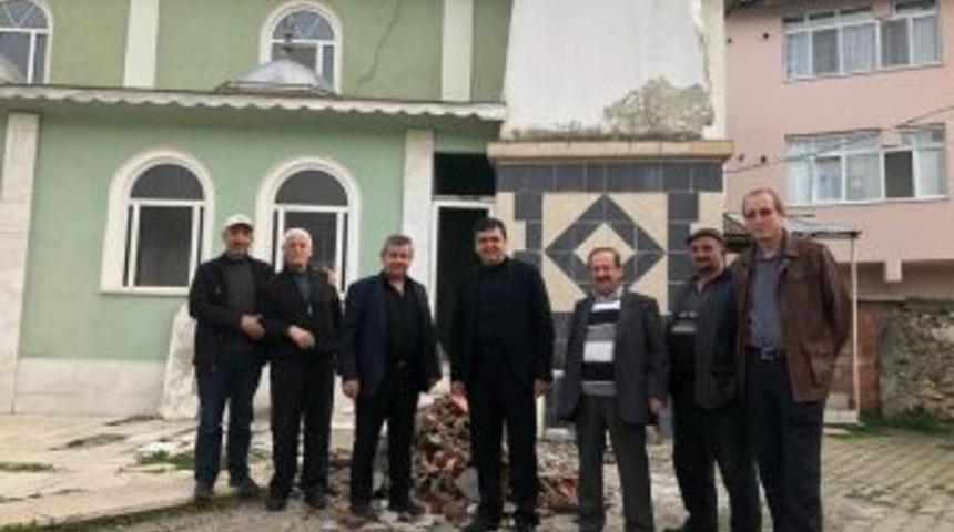 Başkan Yal&ccedil;ın, Camii &Ccedil;alışmalarını Yerinde İnceledi