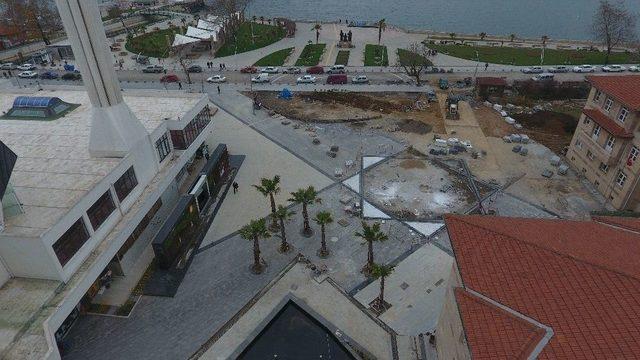 Merkez Cami Peyzaj Çalışmaları Tamamlanıyor