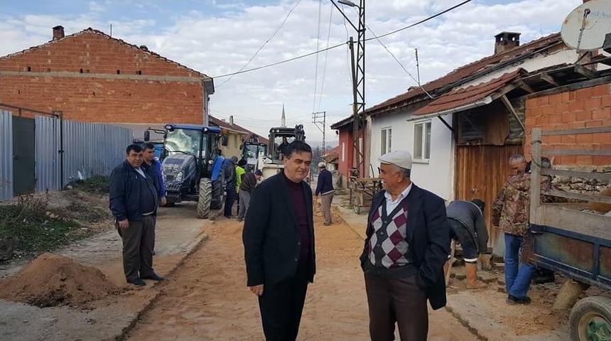 Pazaryeri&rsquo;nde Kaldırım &Ccedil;alışmaları Devam Ediyor