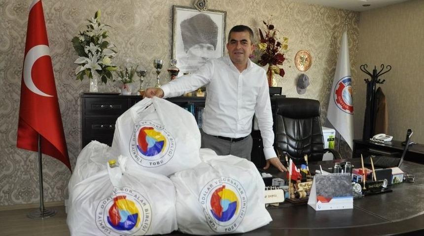 Hatay&rsquo;da 800 Aileye Gıda Yardımı